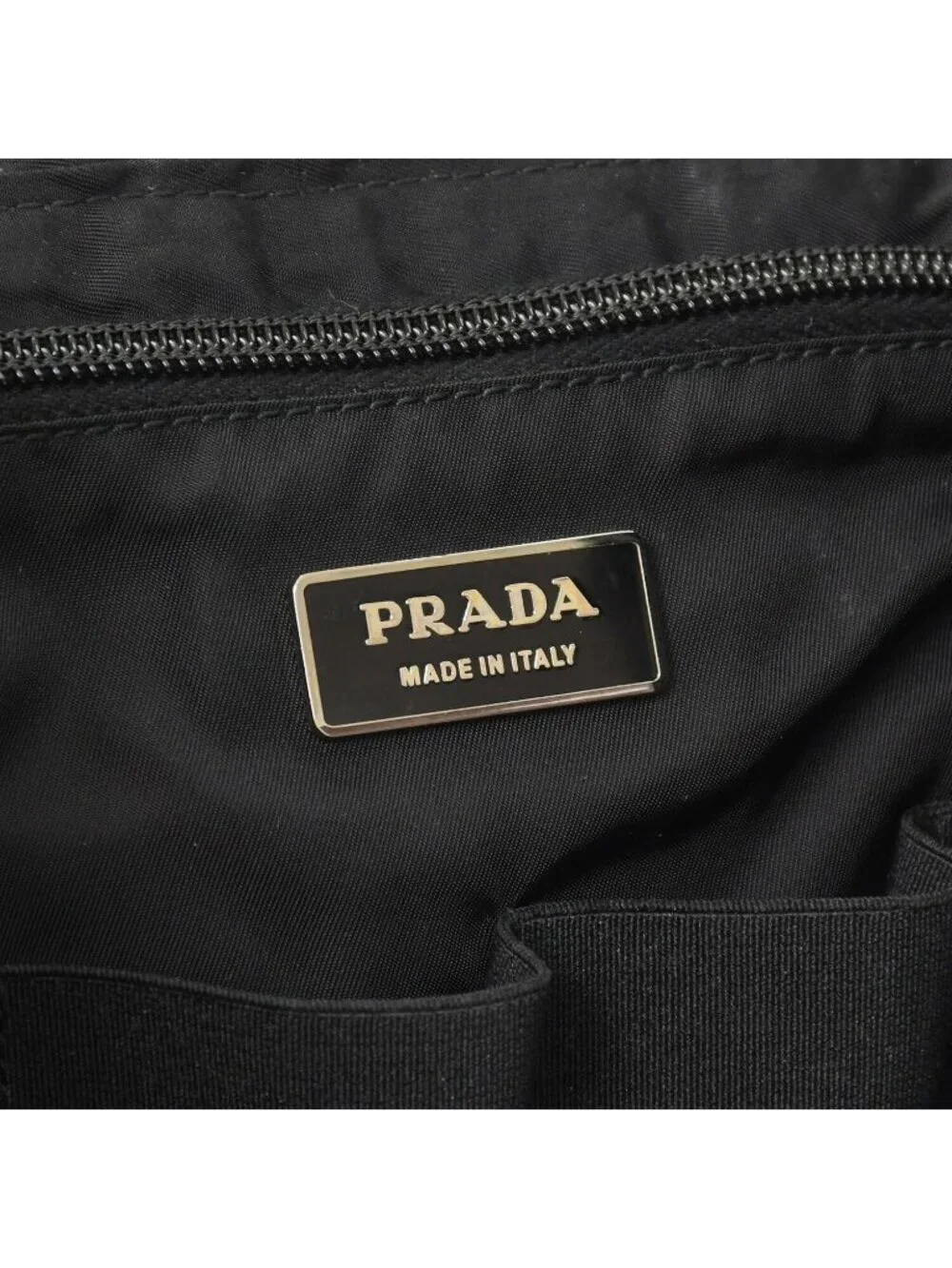 Prada Re-Nylon Travel Bag Carry on Pouch Nylon Saffiano Leather Triangle Logo